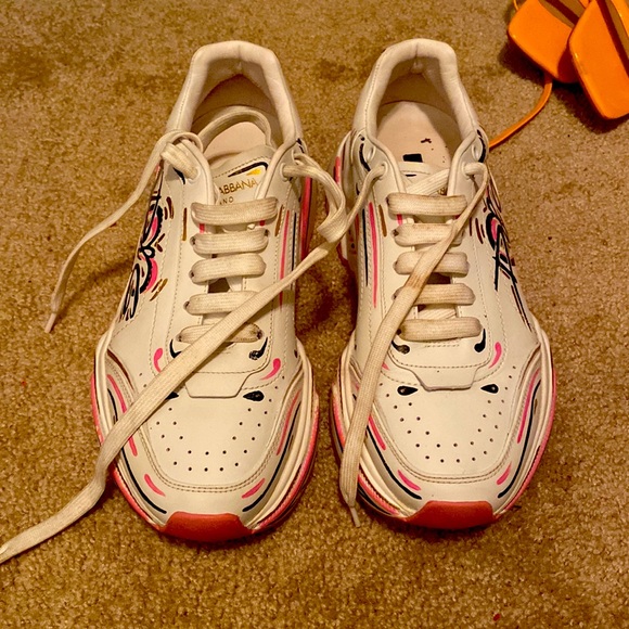 Dolce & Gabbana Hand painted Daymaster low top sneakers - Picture 5 of 9